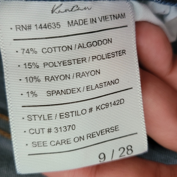 KANCAN: “THE PENNY” SUPER SKINNY JEANS  - KC9142D with COPPER BUTTONFLY - Picture 12 of 14